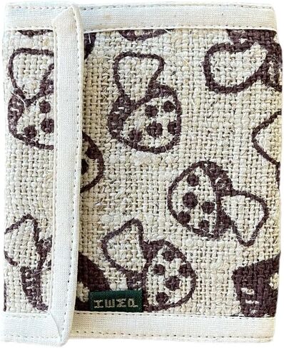 محفظة Asatre Hemp ثنائية الطي - طباعة فطر in Kuwait