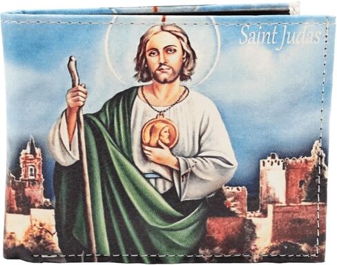 محفظة بول والتر سانت جوداس من الجلد النباتي النحيفة ثنائية الطي للرجال مع صندوق هدايا in Kuwait