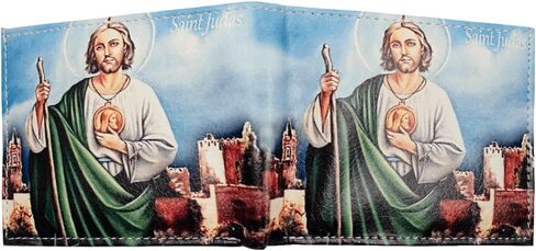 محفظة بول والتر سانت جوداس من الجلد النباتي النحيفة ثنائية الطي للرجال مع صندوق هدايا in Kuwait