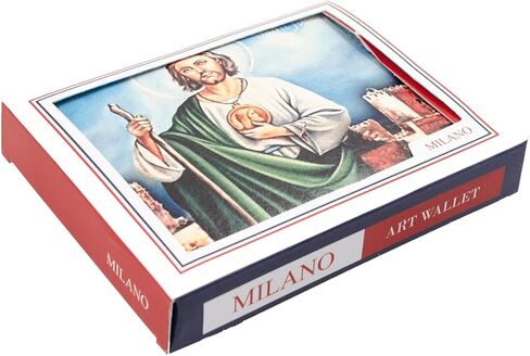 محفظة بول والتر سانت جوداس من الجلد النباتي النحيفة ثنائية الطي للرجال مع صندوق هدايا in Kuwait