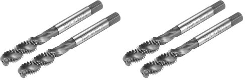 uxcell 2pcs Spiral Flute Thread Taps, 5/16-18 BSW H2 Screw Threading Tap, Machine Tapping Tools for Machinist Repair (M35 Cobalt High Speed Steel (HSS-CO), Uncoated) in Saudi Arabia