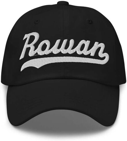 Rowan Hat Rowan Baseball Hat Personalized Custom Last Name Cap Family Name Headwear Surname Cap Gift Unisex Adjustable in Saudi Arabia