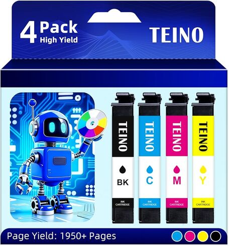 Remanufactured Replacement for Epson 212 T212 212XL Ink Cartridges for XP-4105 XP-4100 WF-2850 WF-2830 Printer (Replacement for Epson 212XL Ink Cartridges Combo Pack 4) in Kuwait