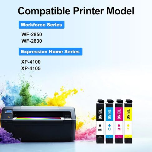 Remanufactured Replacement for Epson 212 T212 212XL Ink Cartridges for XP-4105 XP-4100 WF-2850 WF-2830 Printer (Replacement for Epson 212XL Ink Cartridges Combo Pack 4) in Kuwait