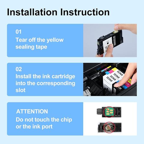 Remanufactured Replacement for Epson 212 T212 212XL Ink Cartridges for XP-4105 XP-4100 WF-2850 WF-2830 Printer (Replacement for Epson 212XL Ink Cartridges Combo Pack 4) in Kuwait