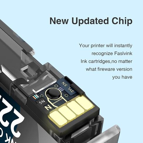 Remanufactured Replacement for Epson 222XL Ink Cartridges Combo Pack 222 Ink Cartridges Compatible with Epson XP-5200 Workforce WF-2960 Printer High Yield (Black Cyan Magenta Yellow 4 Pack) in Kuwait