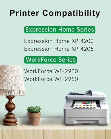SAILNER Remanufactured Ink Cartridge Replacement for Epson 232 232XL Ink Cartridges Combo Pack With Latest Upgrade Chip Work for Epson Expression XP-4200 XP-4205 WorkForce WF-2930 WF-2950 5-Pack BKCMY in Kuwait