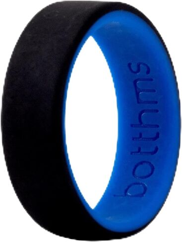 خواتم سيليكون ثنائية اللون للرجال، خواتم زفاف من السيليكون، لأسلوب حياة نشط in Kuwait