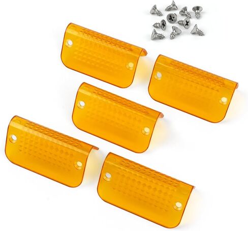 تناسب عدسات Lund Cab Moon Sun Visor البديلة - 5 قطع (كهرمان) in Saudi Arabia