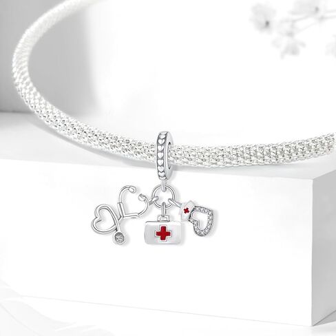 1Pc Silver Charm Fashionable Simple Love Series for Women Bangles DIY And Daily Outfit Matching Jewelry Decoration For Women Gift For Mom in Saudi Arabia