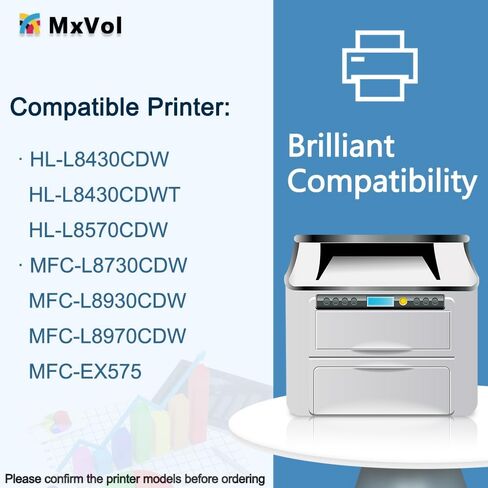 TN635XL TN635 High Yield Toner Cartridge Compatible Replacement for Brother TN 635XL TN-635XL Toner to use with MFC-L8930CDW HL-L8430CDW HL-L8570CDW MFC-L8730CDW MFC-L8970CDW MFC-EX575 Printer 4-Pack in Kuwait