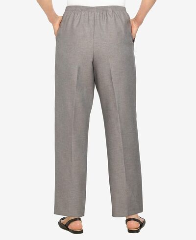 Alfred Dunner Women's Solid Medium Pant Size 10 Grey in Saudi Arabia
