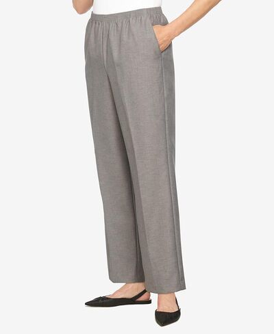 Alfred Dunner Women's Solid Medium Pant Size 10 Grey in Saudi Arabia