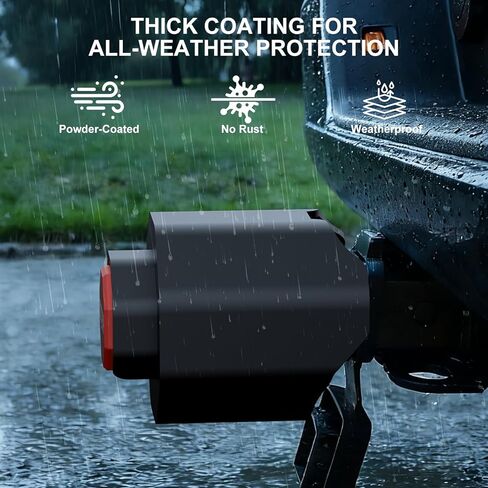 أقفال وصلة المقطورة، قفل المقطورة يناسب 2 قارنات 5/16 بوصة، قفل لسان المقطورة عالي التحمل، أقفال وصلة كروية لقارب RV (أحمر، 2 5/16 بوصة 03) in Kuwait