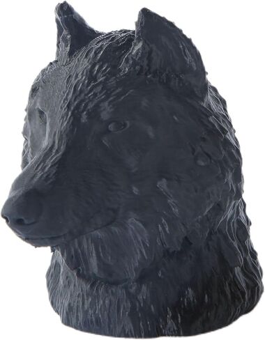 Trailer Hitch Ball Cover Wolf Truck Hitch Cover Brake Tail Rubber Towing Hitch Plug Cover Black Wolf Style 3D Cap Trailer Coupling Fits 2" in Kuwait