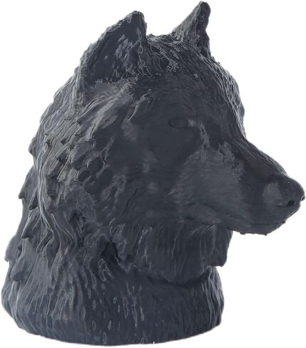 Trailer Hitch Ball Cover Wolf Truck Hitch Cover Brake Tail Rubber Towing Hitch Plug Cover Black Wolf Style 3D Cap Trailer Coupling Fits 2" in Kuwait