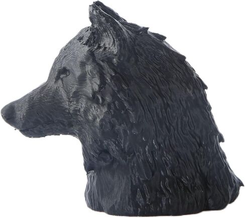 Trailer Hitch Ball Cover Wolf Truck Hitch Cover Brake Tail Rubber Towing Hitch Plug Cover Black Wolf Style 3D Cap Trailer Coupling Fits 2" in Kuwait