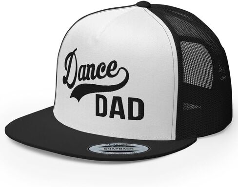 قبعة NG Dance Dad Gift Flat Bill Trucker قبعة عالية التاج قابلة للتعديل in Saudi Arabia