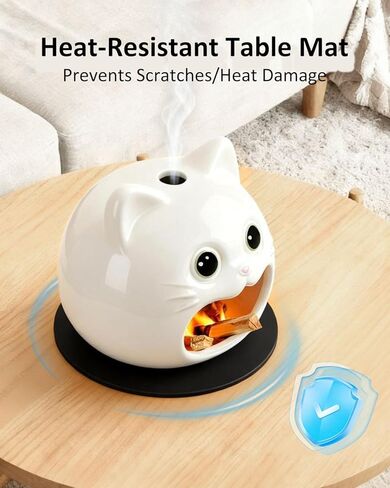 حامل بالو سانتو من السيراميك، موقد بالو سانتو مصنوع يدويًا مع حصيرة مقاومة للحرارة، حامل البخور لتنظيف الطاقة، اليوغا، هدية التأمل، الديكور in Kuwait