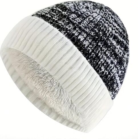 Men's Vintage 1978 Retro Winter Knit Beanie Hat - Winter Headwear, Cold Weather Accessory, Unisex Style, Seasonal Wear, in Saudi Arabia