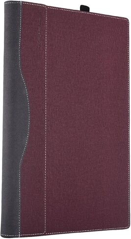 Laptop Cover Case for MSI Modern 13 F1M Series 13.3"[not Compatible with Any Other Model] 2-in-1 Detachable PU Leather Shell Notebook Sleeve (Wine red) in Saudi Arabia