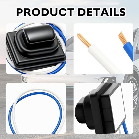 82651-G5000 مفتاح زر مقبض الباب الأمامي الأيسر متوافق مع Kia NIRO 2016 2017 2018 2019 2020 2021 يستبدل 82651-G5000 82651G5000 بمقبض باب خارجي بخط الذيل (أسود) in Kuwait