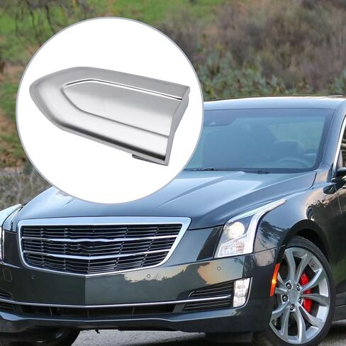 Chrome Front Driver Side Door Handle Lock Cover Replacement for 13599547 Compatible with Cadillac ATS CTS XTS XT5 CT6 in Saudi Arabia