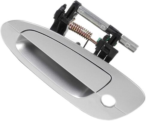 Compatible with Nissan Front Left Driver Side 2002-2006 Altima Radian Silver KY1 / K12 Exterior Outside Door Handle 2002 2003 2004 2005 2006 in Kuwait