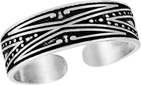 AeraVida Sweet Symphony of Butterflies .925 Sterling Silver Toe Ring or Pinky Ring in Kuwait