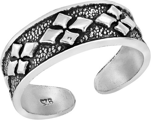AeraVida Sweet Symphony of Butterflies .925 Sterling Silver Toe Ring or Pinky Ring in Kuwait