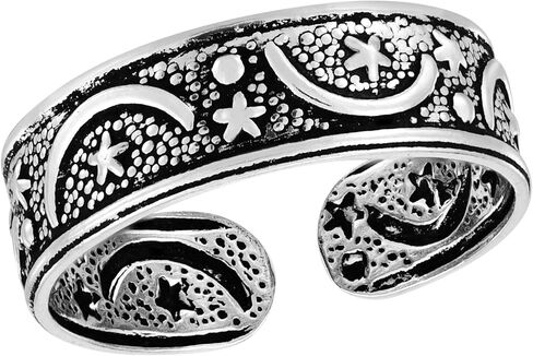 AeraVida Sweet Symphony of Butterflies .925 Sterling Silver Toe Ring or Pinky Ring in Kuwait