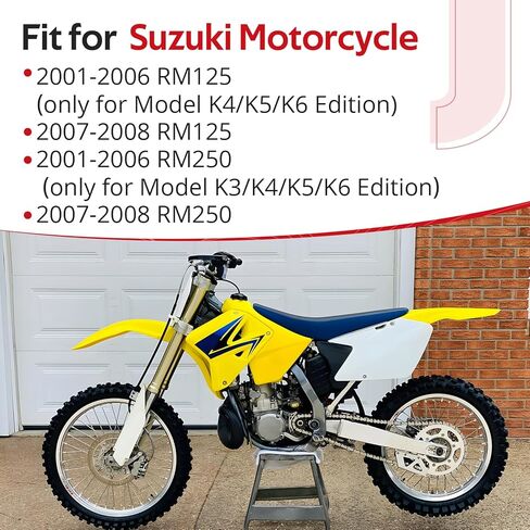 دليل حامل فلتر الهواء وفلتر قفص جافيك مع غسالة مسمار الجناح لسوزوكي RM125 RM250 2001-2008 O.E.M #13791-37F20 in Kuwait