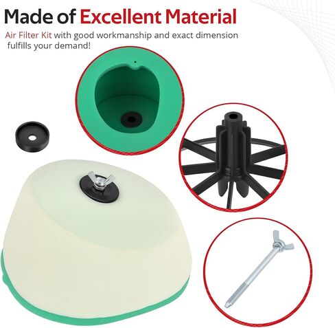 دليل حامل فلتر الهواء وفلتر قفص جافيك مع غسالة مسمار الجناح لسوزوكي RM125 RM250 2001-2008 O.E.M #13791-37F20 in Kuwait