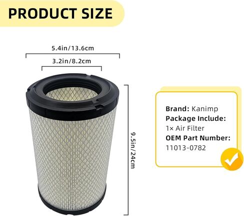 فلتر هواء 11013-0782 متوافق مع محرك Kawasaki Teryx KRX 1000 / KRF 1000 (2020-2021) in Kuwait