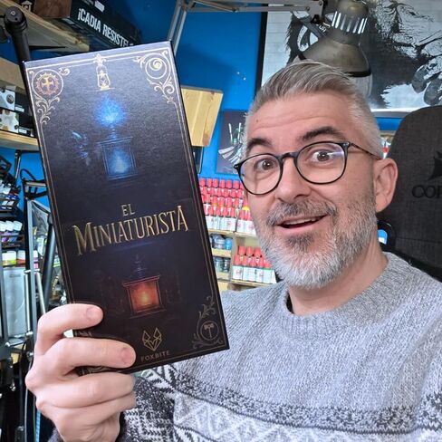 مجموعة فرش FOXBITE Kolinsky Sable El Miniaturista لقطع تشكيل اللوحات المصغرة بتفاصيل دقيقة وفرشاة طلاء مصغرة ومجموعة دهانات صغيرة أكريليك للمطرقة الحربية in Kuwait