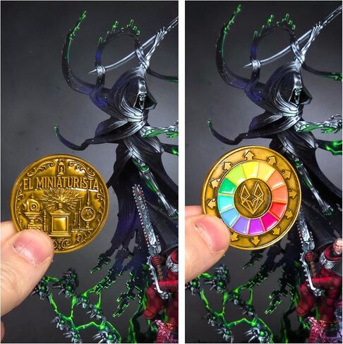 مجموعة فرش FOXBITE Kolinsky Sable El Miniaturista لقطع تشكيل اللوحات المصغرة بتفاصيل دقيقة وفرشاة طلاء مصغرة ومجموعة دهانات صغيرة أكريليك للمطرقة الحربية in Kuwait