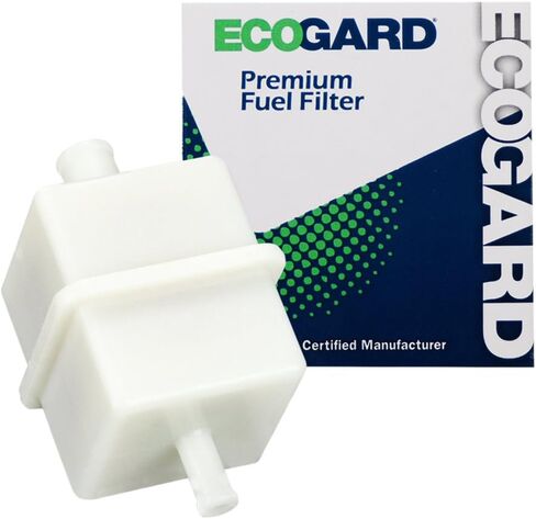 ECOGARD XF10196 Premium Fuel Filter Fits Porsche 914 1.8L 1974-1975, 914 2.0L 1970-1971 | Volkswagen Beetle 1.6L 1976-1979, Vanagon 2.1L 1986, Transporter 1.8L 1975, Transporter 2.0L 1976-1979 in Saudi Arabia