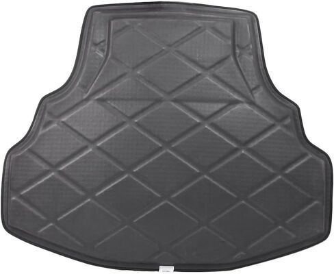 Mallofusa Cargo Liner Rear Cargo Tray Trunk Floor Mat Compatible for Honda Accord 8 2008 2009 2010 2011 2012 Black in Saudi Arabia