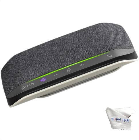 مكبر صوت ذكي Poly Sync 10 USB (Plantronics) مع ميكروفون - مكبر صوت محمول يتصل بالكمبيوتر الشخصي، Mac - يعزز صوت اجتماعات الفيديو، وتقليل الضوضاء/الصدى - مصنوع للفرق، والتكبير، والصوت المزدوج الكامل الغني in Saudi Arabia
