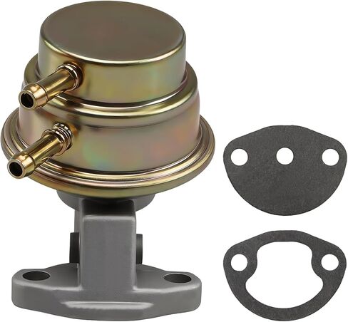 Fuel Pump & 2 PCS Spacers Compatible with VW Beetle Super Beetle 1973-1974, Use with Alternator Replace#: 113127025G in Saudi Arabia
