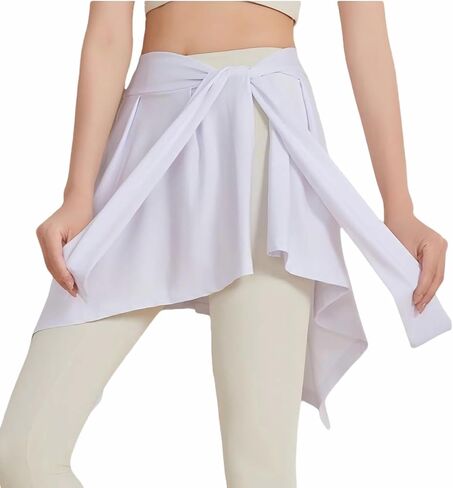 Women's Wrap Skirt Covers Hips to Prevent Embarrassment, Yoga Fitness Exercise Dance Outer Hip Scarf in Kuwait