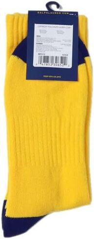 POLO RALPH LAUREN 1-Pack Classic Polo Sport Crew Sock - yellow in Saudi Arabia