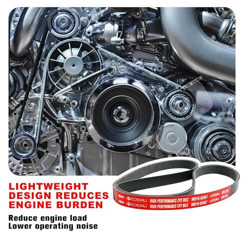 6PK1255 Serpentine Drive Belt Compatible with Toyota Camry, Scion tC, Hyundai Accent, Veloster, Kia Forte, Optima, Rio, Soul, Lexus NX 350 Replacement for 6PK1256 K060494 9091602667 in Saudi Arabia