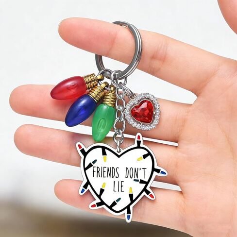 Friendship Gifts Keychain Friends Don't Lie riendship Keychain Gifts Things Friendship Merchandise Halloween Collection Gift KeychainsKey Chain Gift in Saudi Arabia