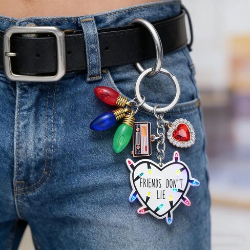 Friendship Gifts Keychain Friends Don't Lie riendship Keychain Gifts Things Friendship Merchandise Halloween Collection Gift KeychainsKey Chain Gift in Saudi Arabia