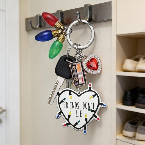 Friendship Gifts Keychain Friends Don't Lie riendship Keychain Gifts Things Friendship Merchandise Halloween Collection Gift KeychainsKey Chain Gift in Saudi Arabia