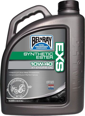 Bel-Ray EXS Synthetic Ester 10W40 4T Engine Oil 4 Liter 99161-B4LW in Kuwait