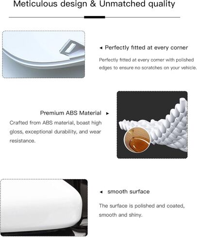 غطاء غطاء مرآة جانبية للسائق الأيسر متوافق مع VW Beetle 2012-2019، Jetta MK6 2011-2018 أبيض، مناسب فقط للطراز الأمريكي in Kuwait