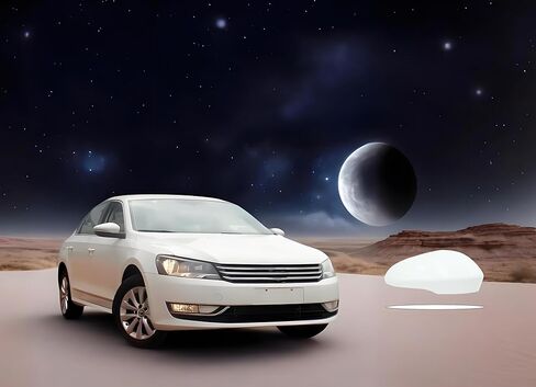 غطاء غطاء مرآة جانبية للسائق الأيسر متوافق مع VW Beetle 2012-2019، Jetta MK6 2011-2018 أبيض، مناسب فقط للطراز الأمريكي in Kuwait