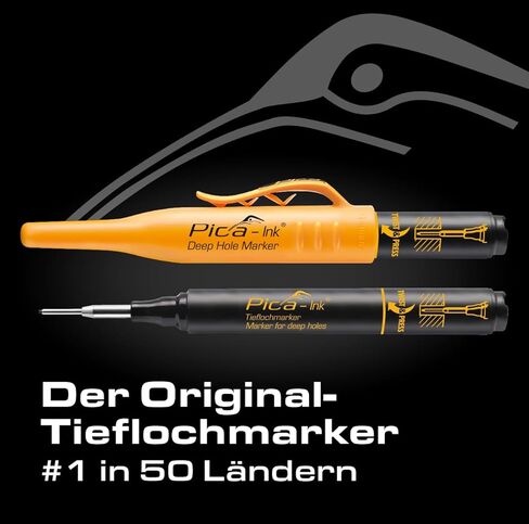 Pica Ink Set, Permanent Marker pens, 3 pens, Black, Blue, Red (Pack of 3) in Kuwait